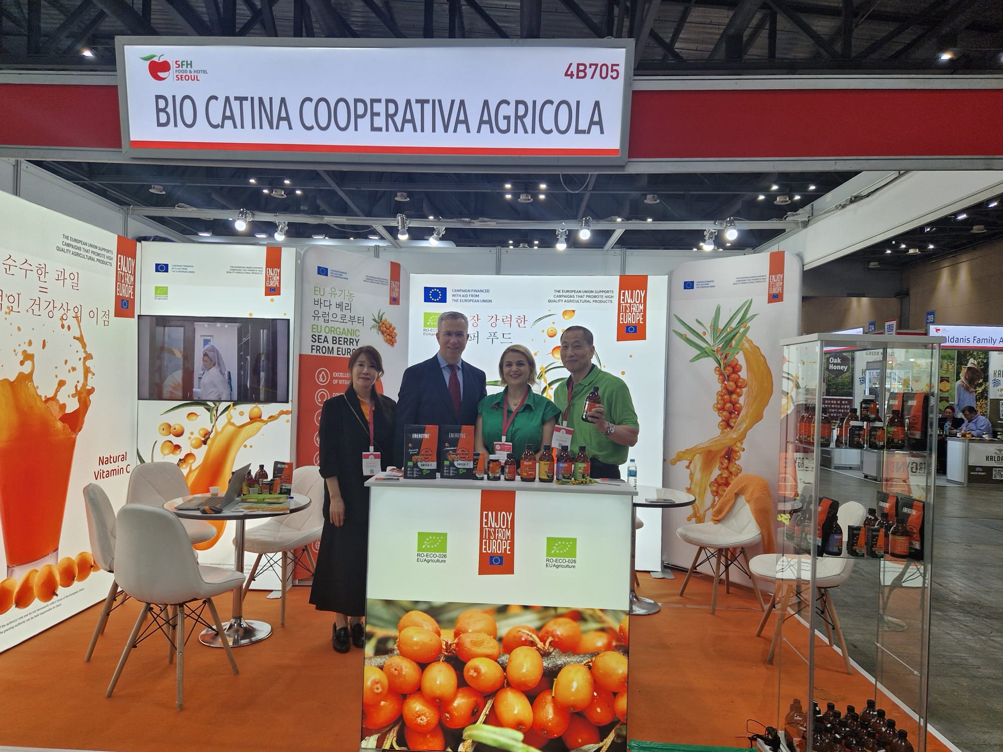 EU Organic Sea Buckthorn at Seoul Food & Hotel 2024, South Korea - 10