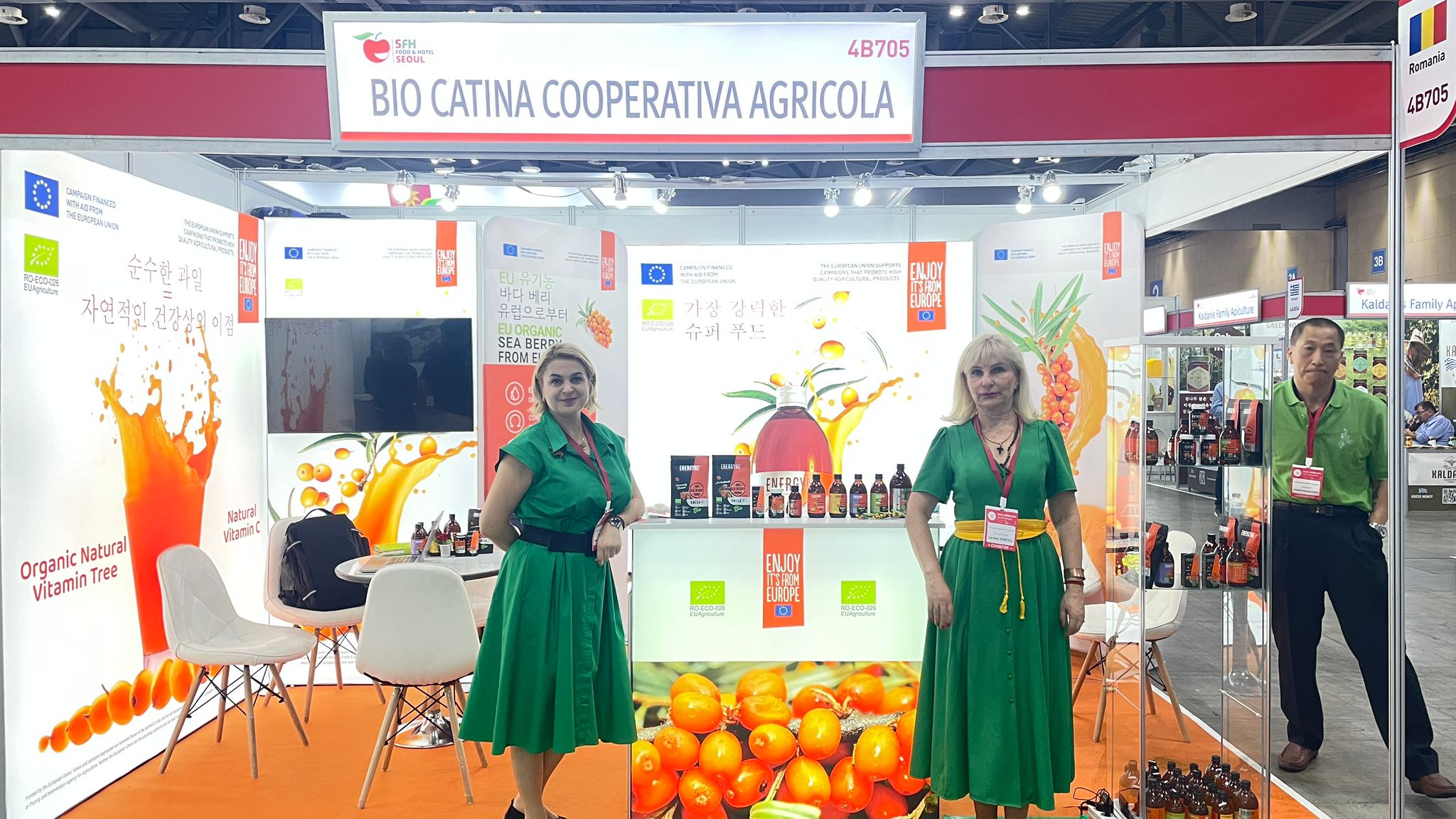 EU Organic Sea Buckthorn at Seoul Food & Hotel 2024, South Korea - 13