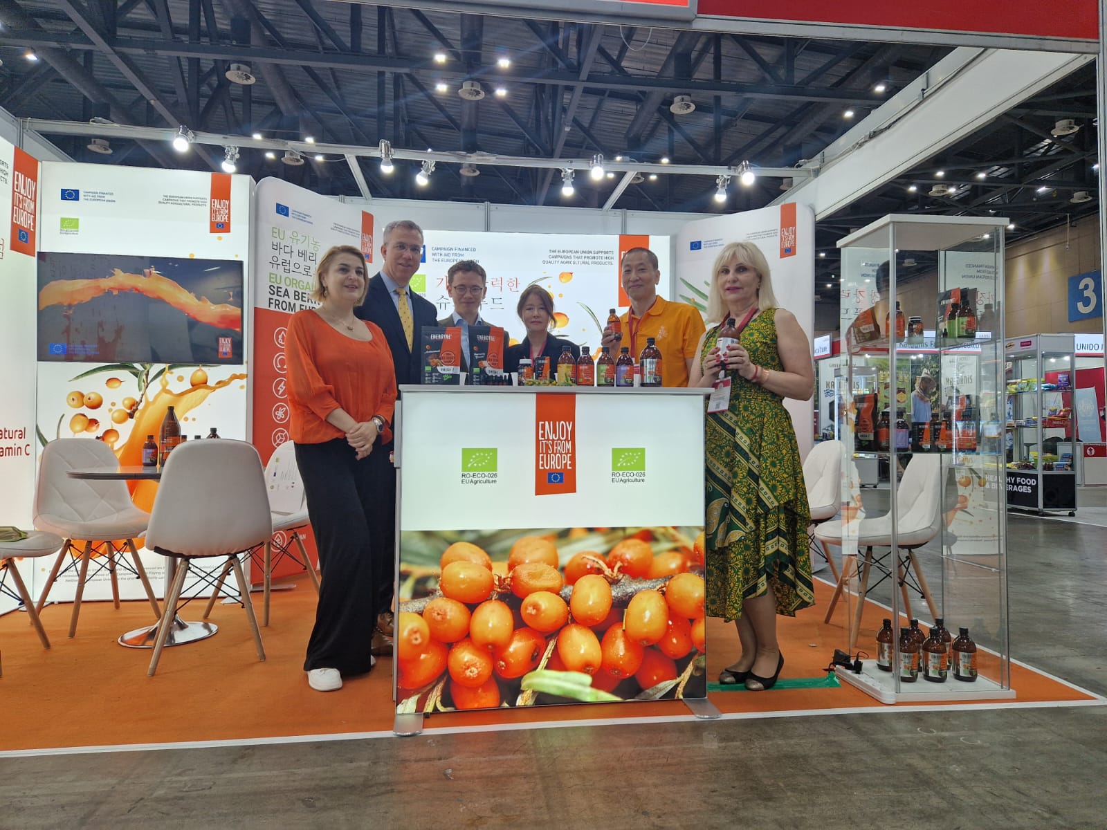 EU Organic Sea Buckthorn at Seoul Food & Hotel 2024, South Korea - 5