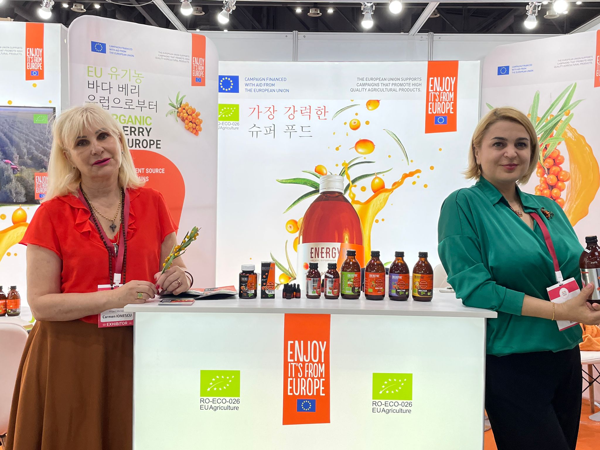 EU Organic Sea Buckthorn at Seoul Food & Hotel 2024, South Korea - 7