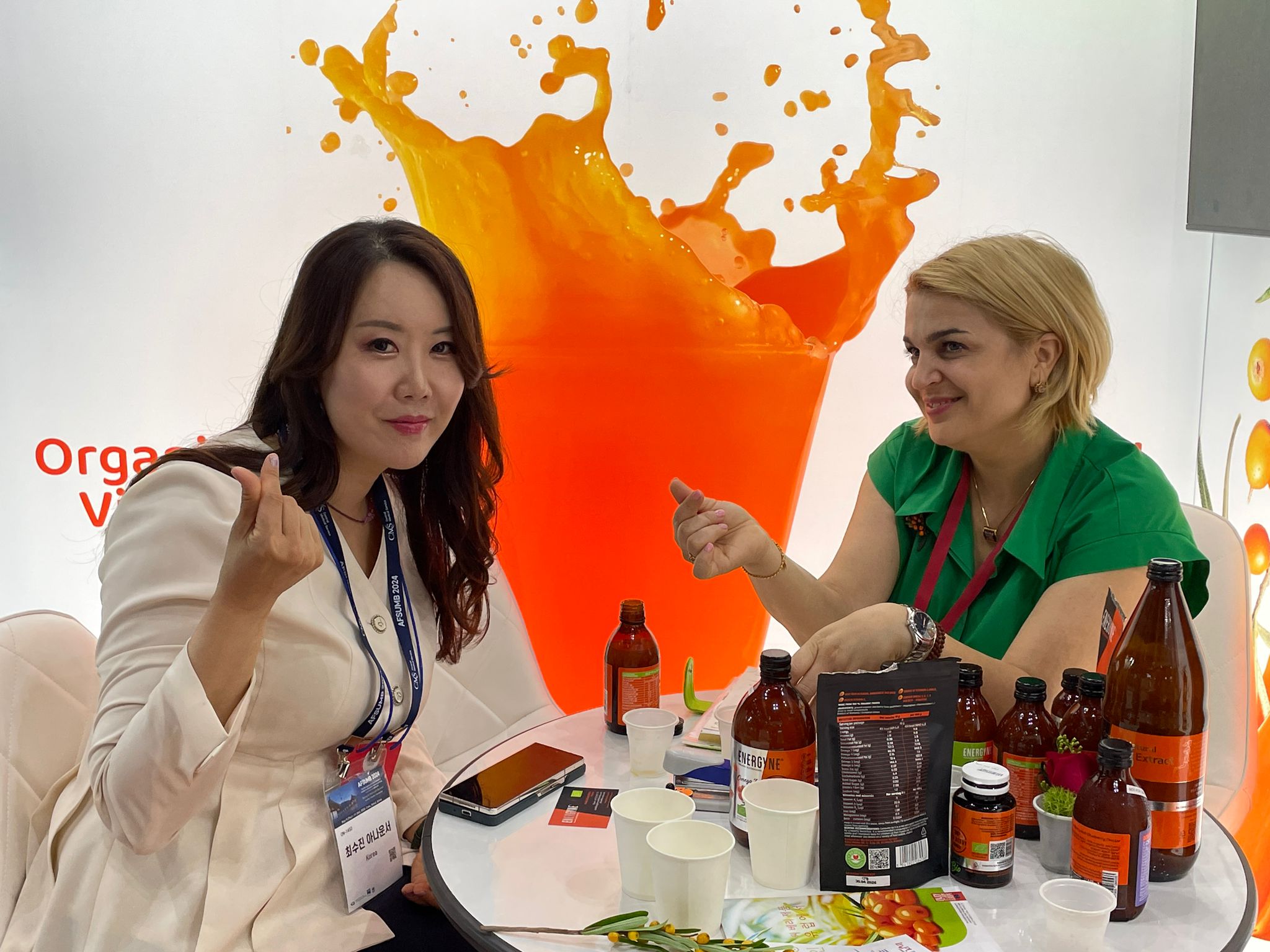 EU Organic Sea Buckthorn at Seoul Food & Hotel 2024, South Korea - 9